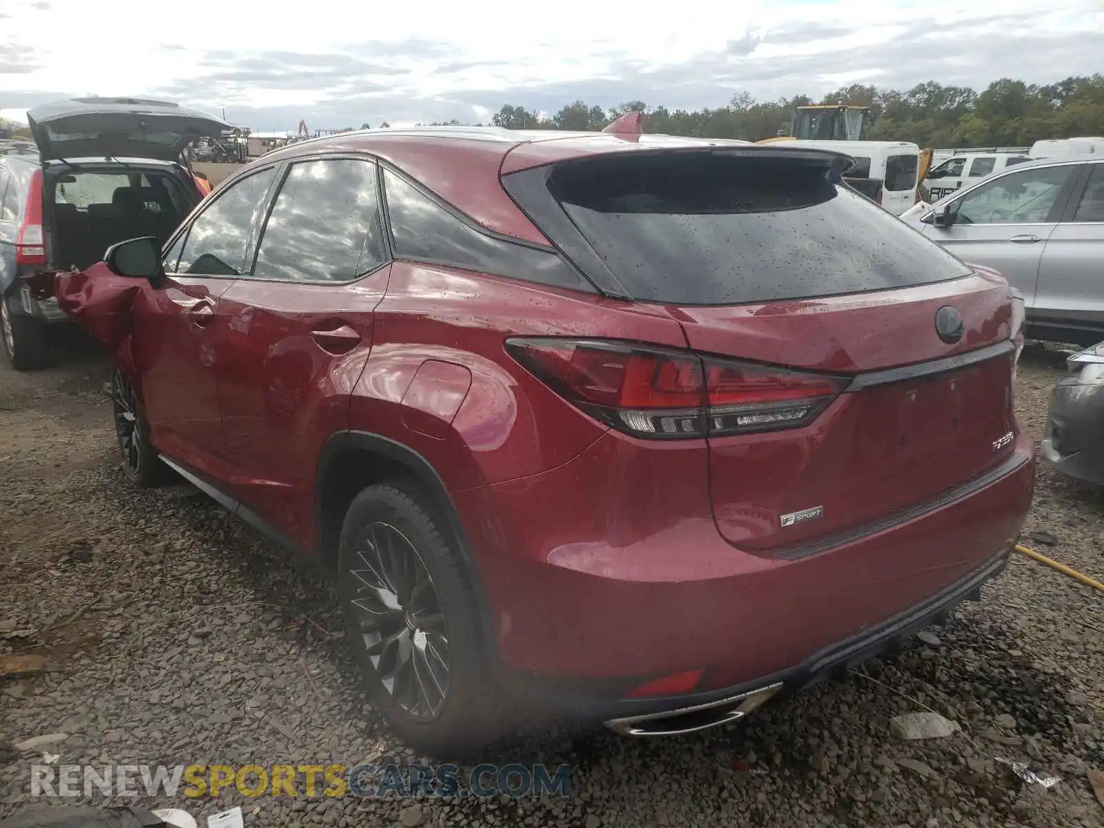 3 Photograph of a damaged car 2T2YZMDAXLC232663 LEXUS RX350 2020