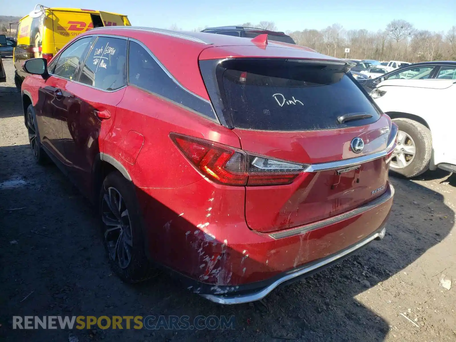 3 Photograph of a damaged car JTJHZKEA0L2015416 LEXUS RX350 2020