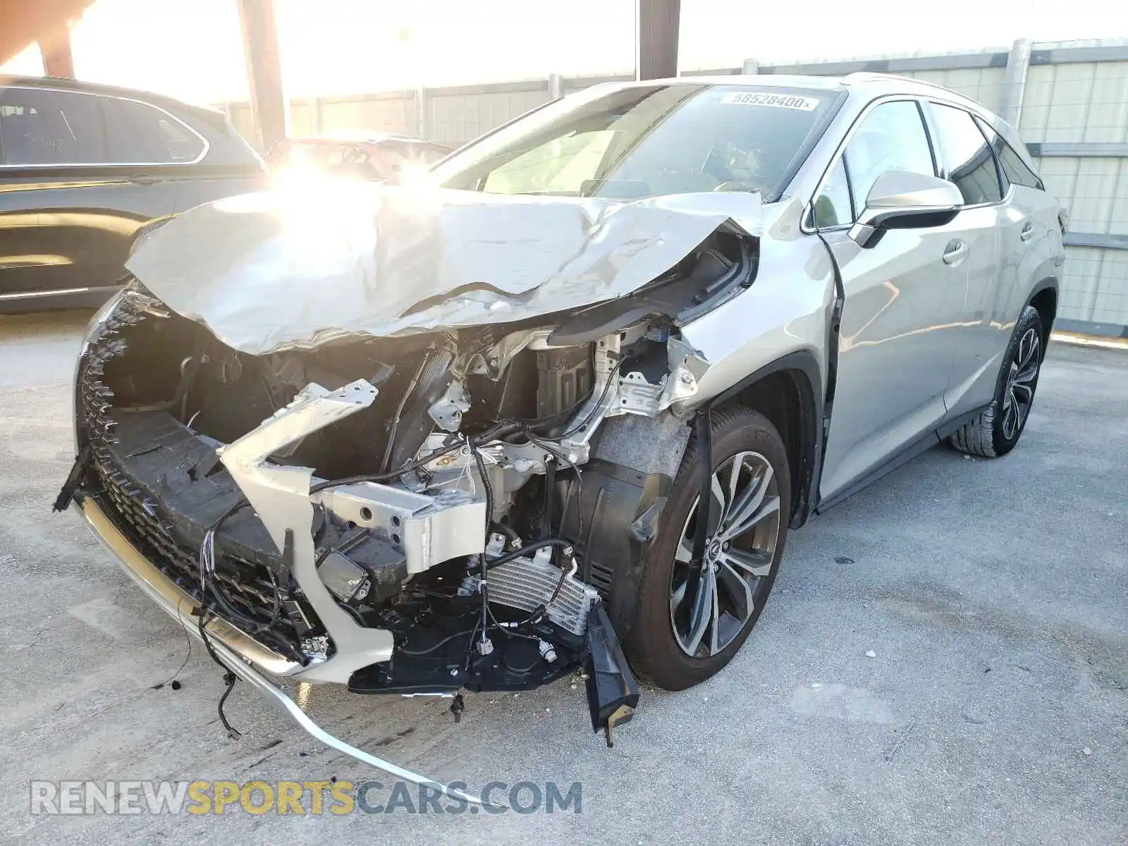 2 Photograph of a damaged car JTJHZKEA0L2016355 LEXUS RX350 2020