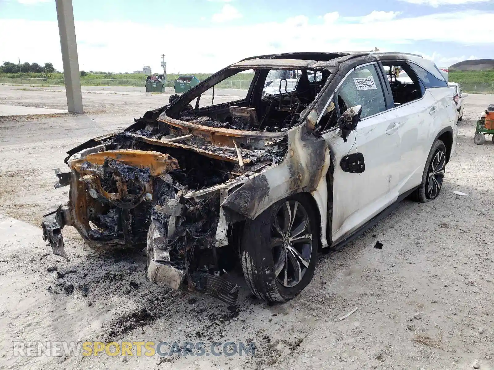 2 fotografías del automóvil dañado JTJHZKEA2L2017555 LEXUS RX350 2020