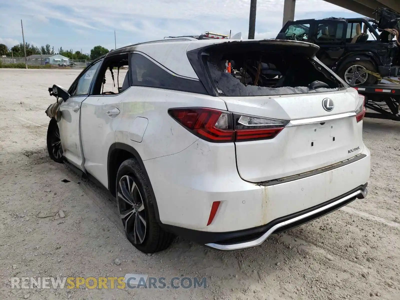 3 fotografías del automóvil dañado JTJHZKEA2L2017555 LEXUS RX350 2020