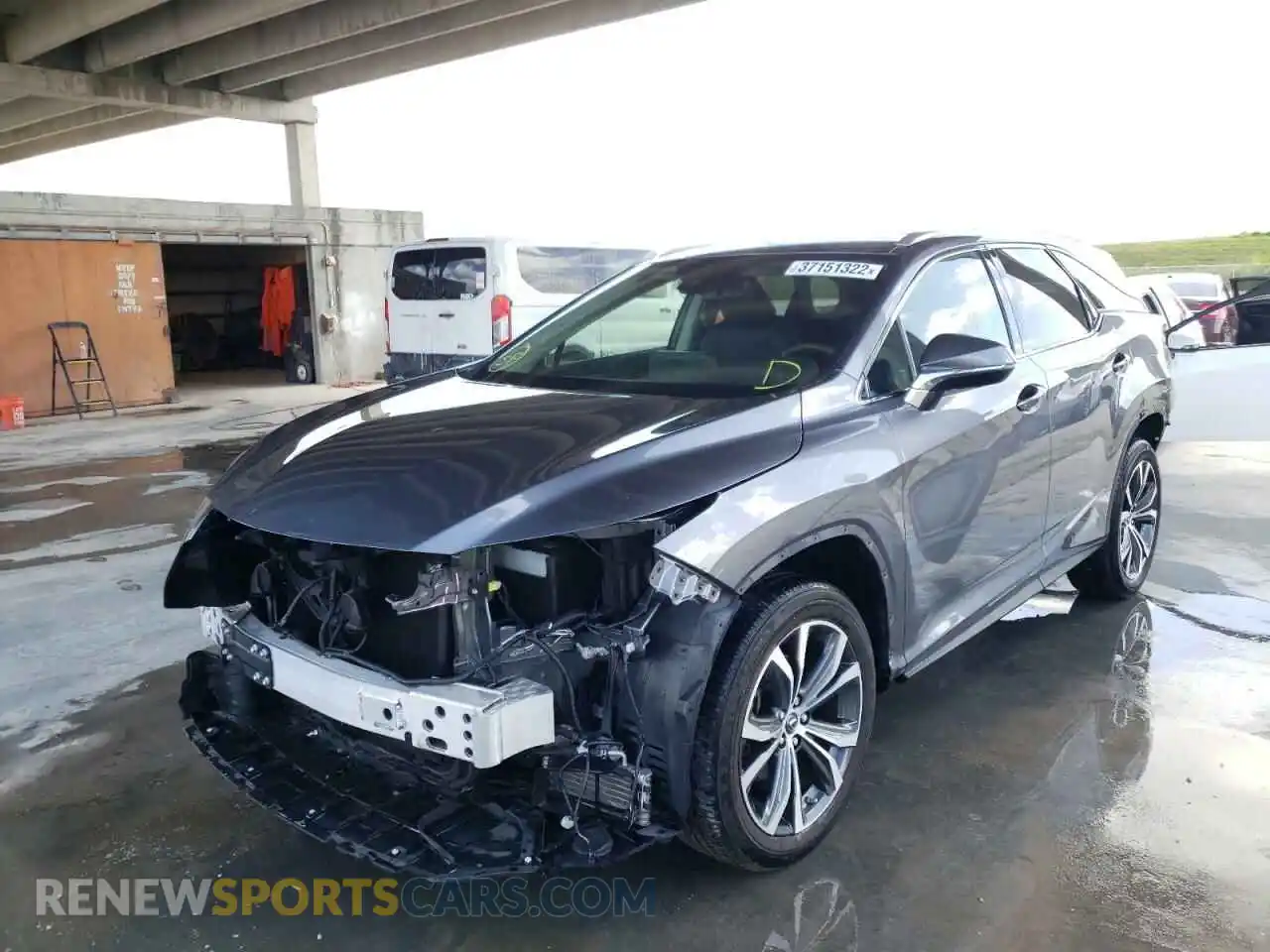 2 Photograph of a damaged car JTJHZKEA2L2018155 LEXUS RX350 2020