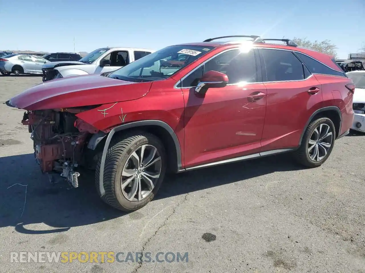 1 Photograph of a damaged car JTJHZKEAXL2017805 LEXUS RX350 2020