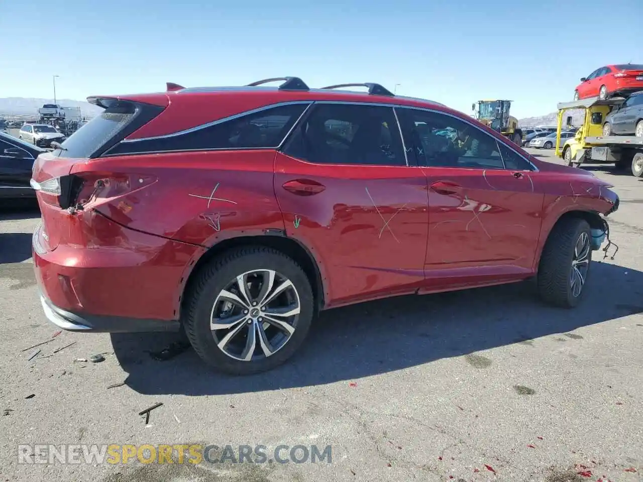 3 Photograph of a damaged car JTJHZKEAXL2017805 LEXUS RX350 2020