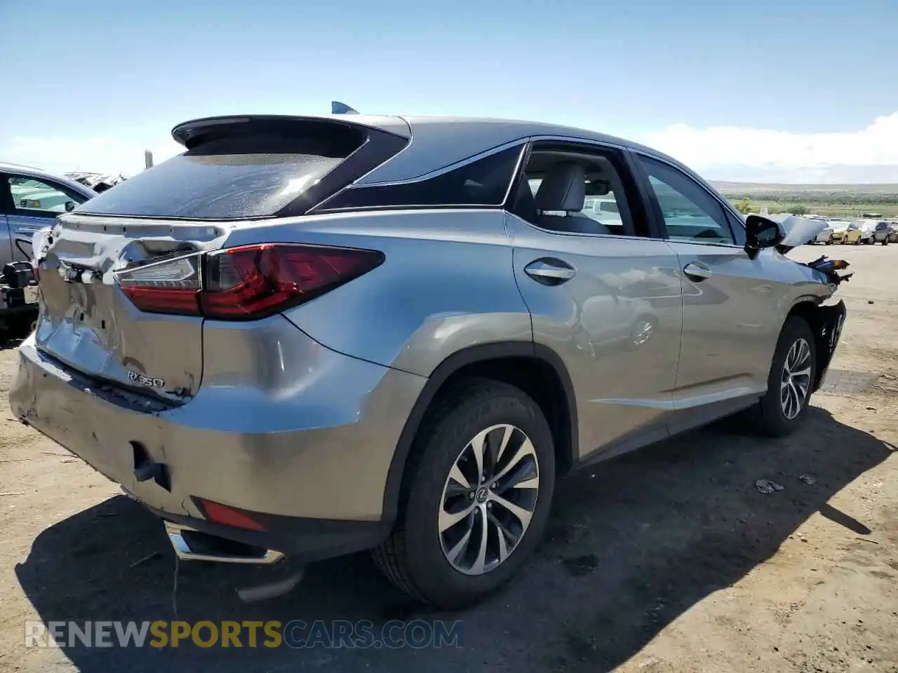 3 fotografías del automóvil dañado 2T2AZMAA0MC206256 LEXUS RX350 2021