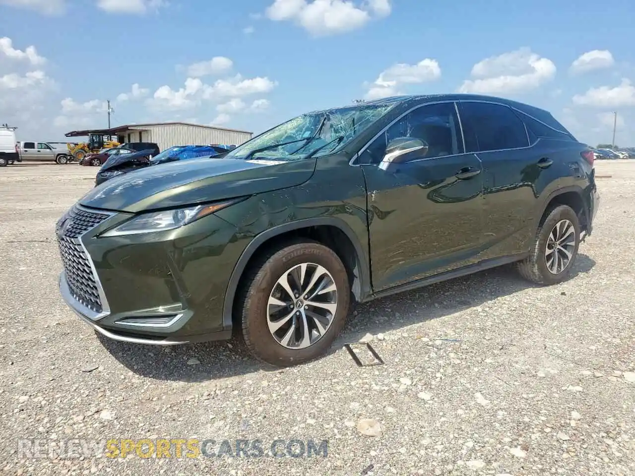1 Photograph of a damaged car 2T2AZMAA7MC198592 LEXUS RX350 2021