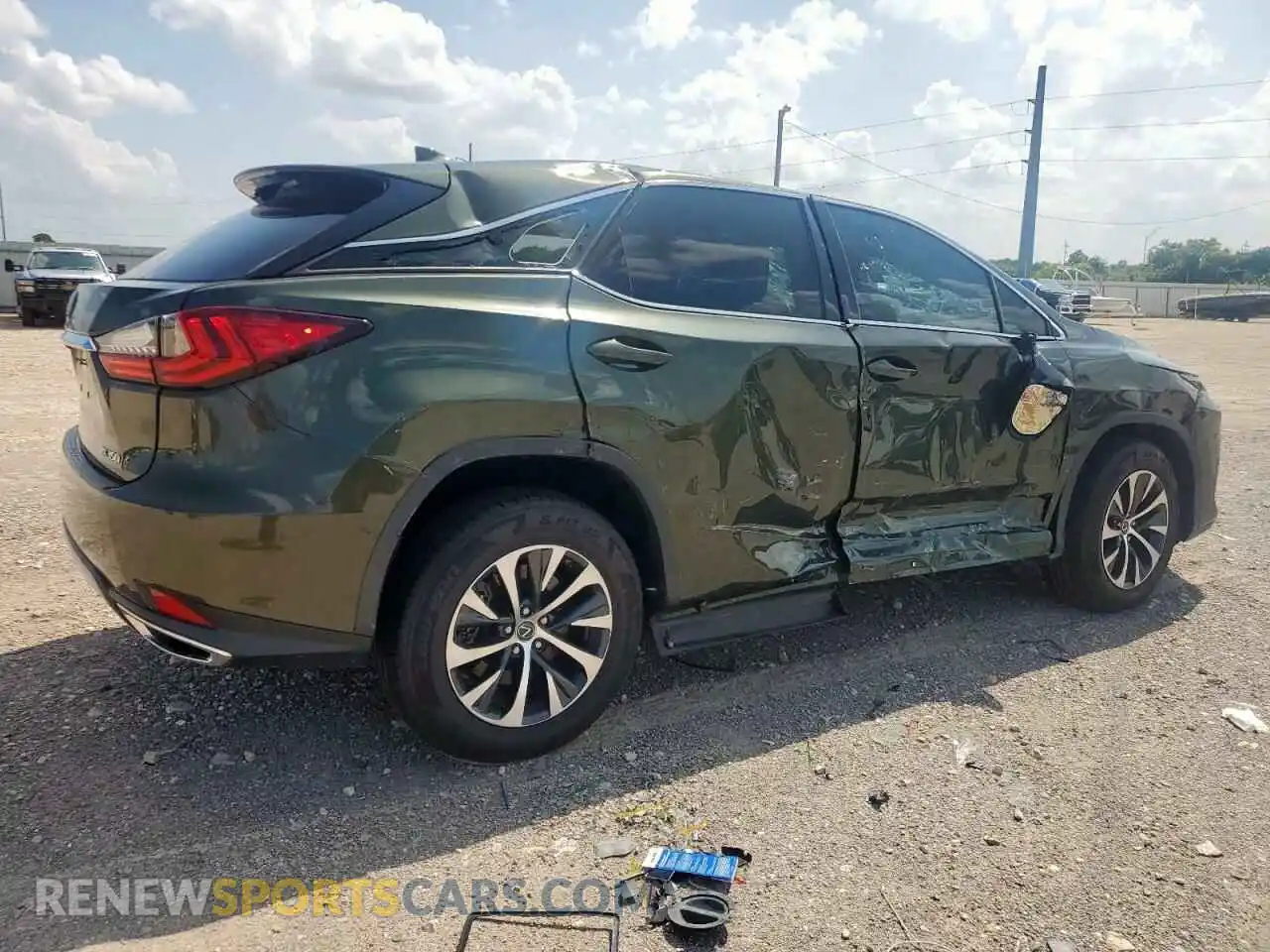 3 Photograph of a damaged car 2T2AZMAA7MC198592 LEXUS RX350 2021