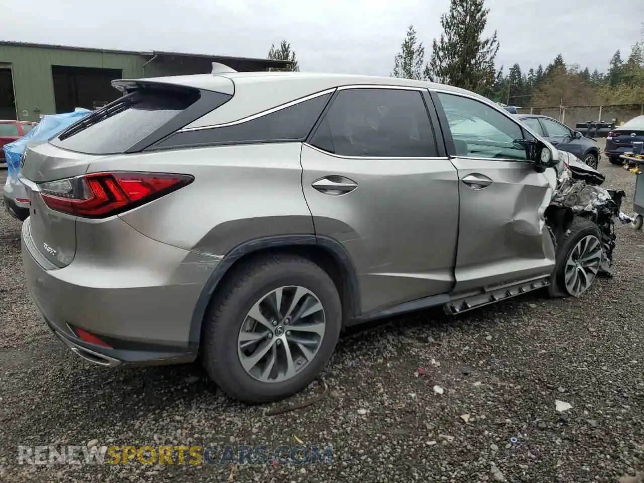 3 Фотография поврежденного автомобиля 2T2AZMAA9MC215716 LEXUS RX350 2021