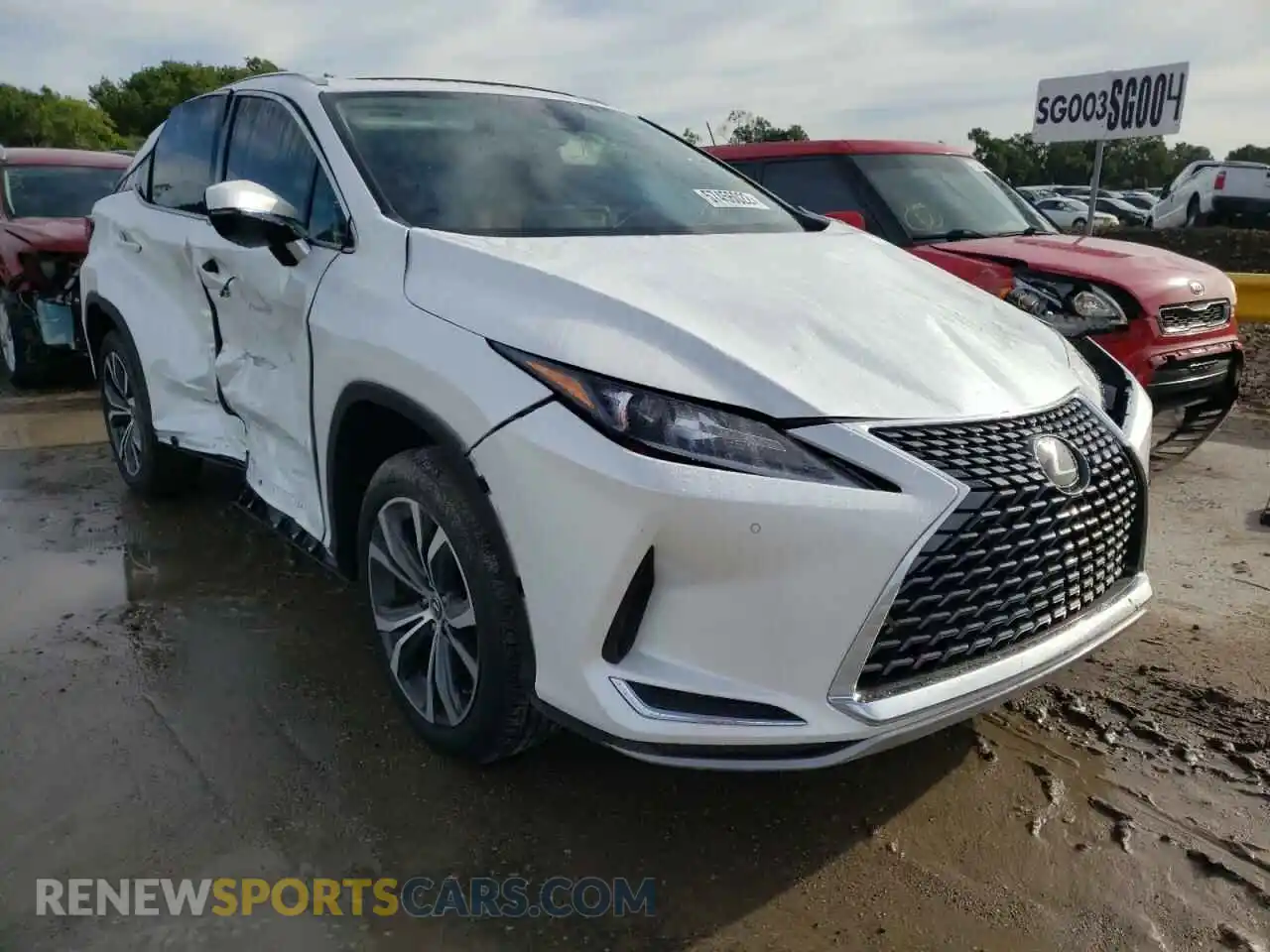 1 Photograph of a damaged car 2T2HZMAA0MC199064 LEXUS RX350 2021