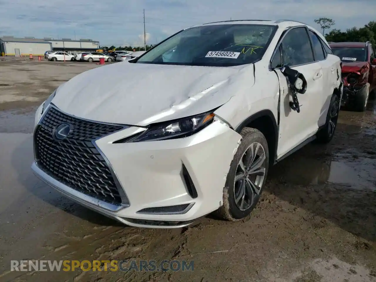 2 Photograph of a damaged car 2T2HZMAA0MC199064 LEXUS RX350 2021