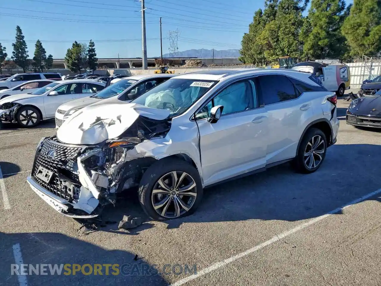 1 Photograph of a damaged car 2T2HZMAA0MC199369 LEXUS RX350 2021