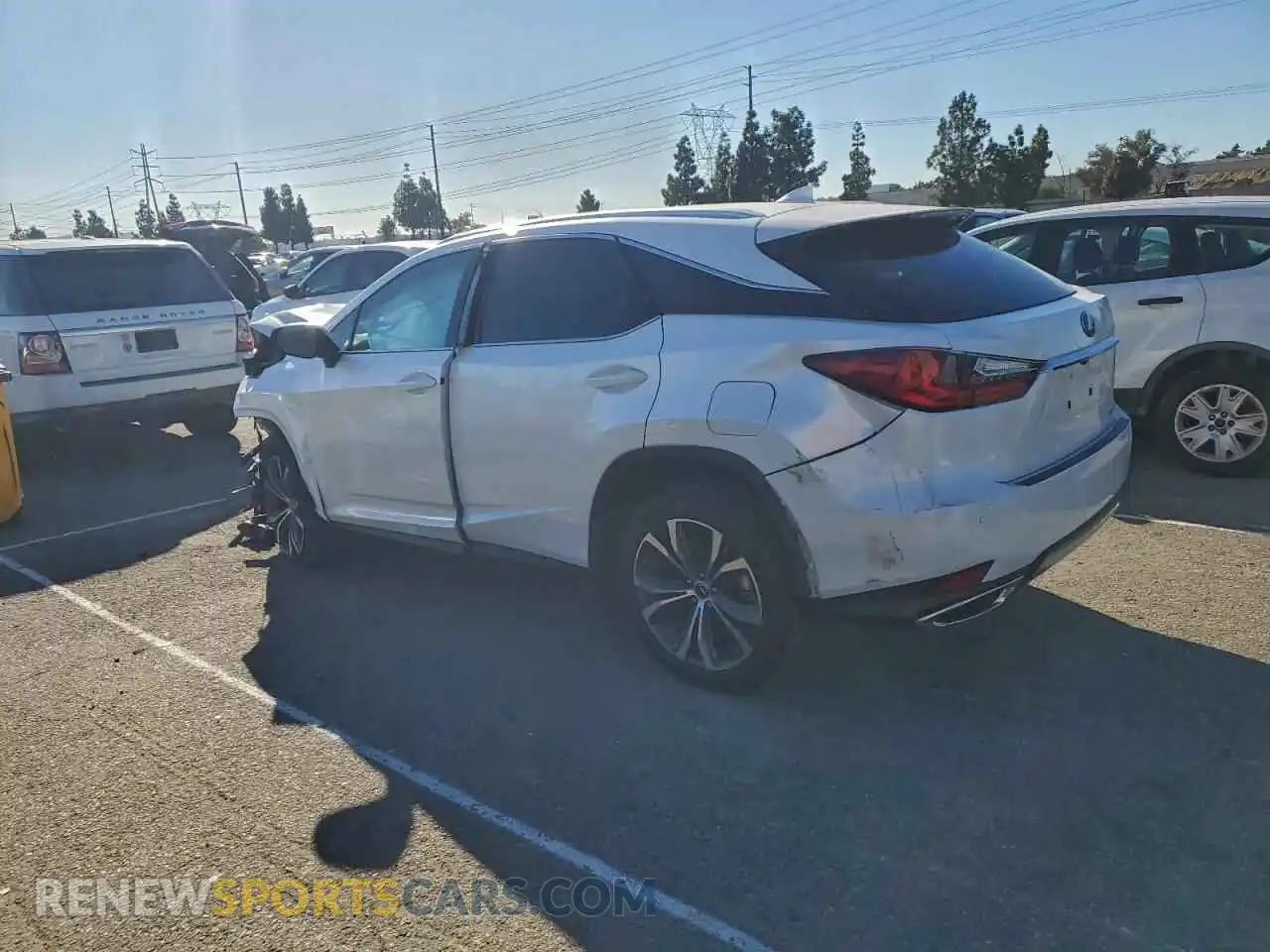 2 Photograph of a damaged car 2T2HZMAA0MC199369 LEXUS RX350 2021