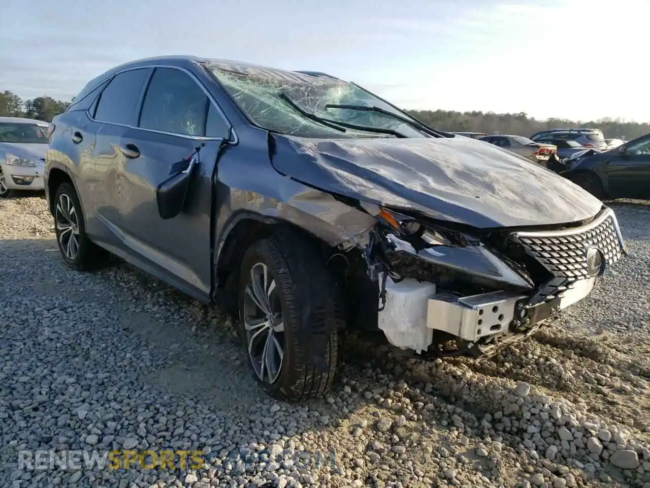 1 Photograph of a damaged car 2T2HZMAA0MC205686 LEXUS RX350 2021