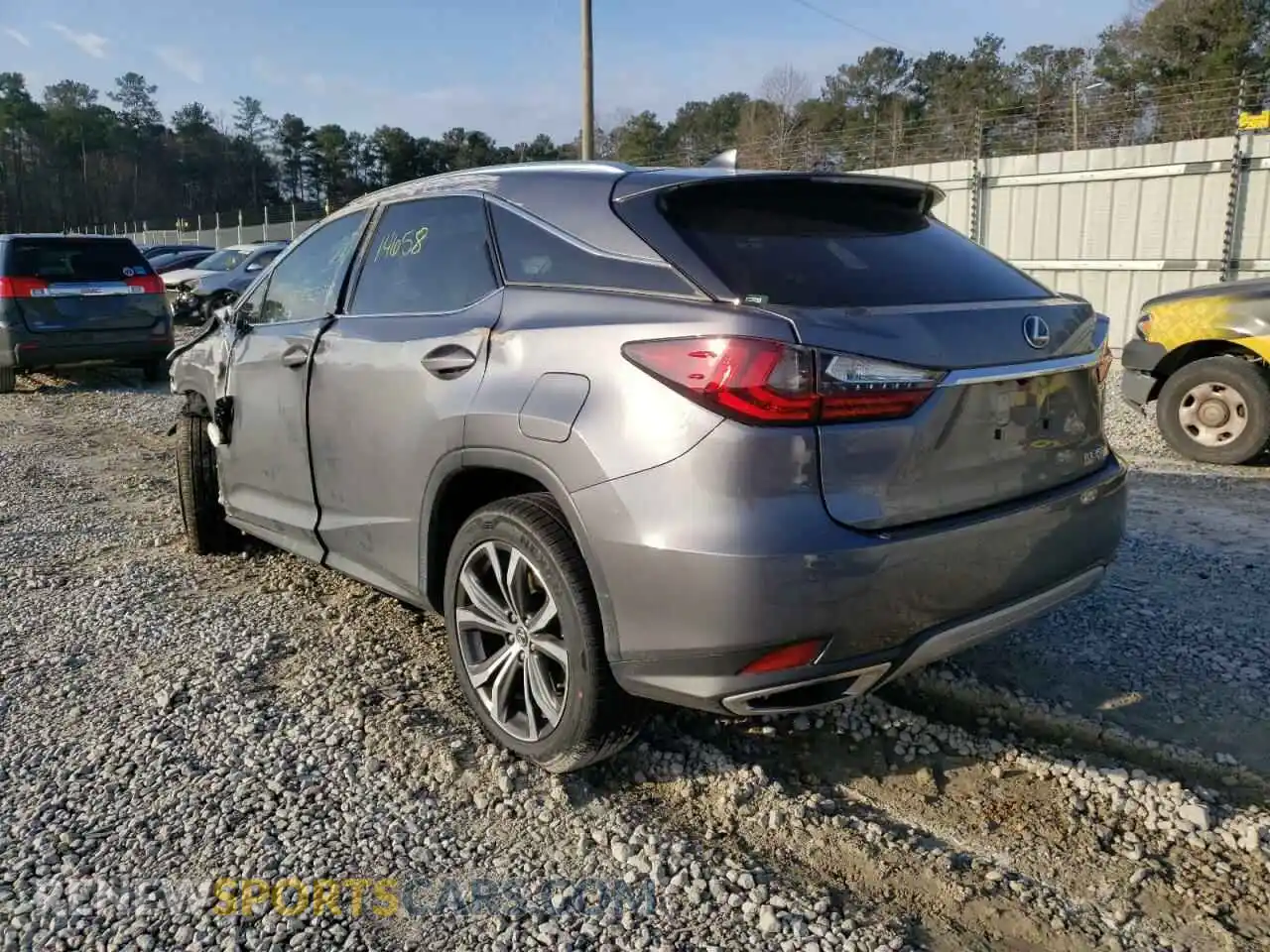 3 Photograph of a damaged car 2T2HZMAA0MC205686 LEXUS RX350 2021