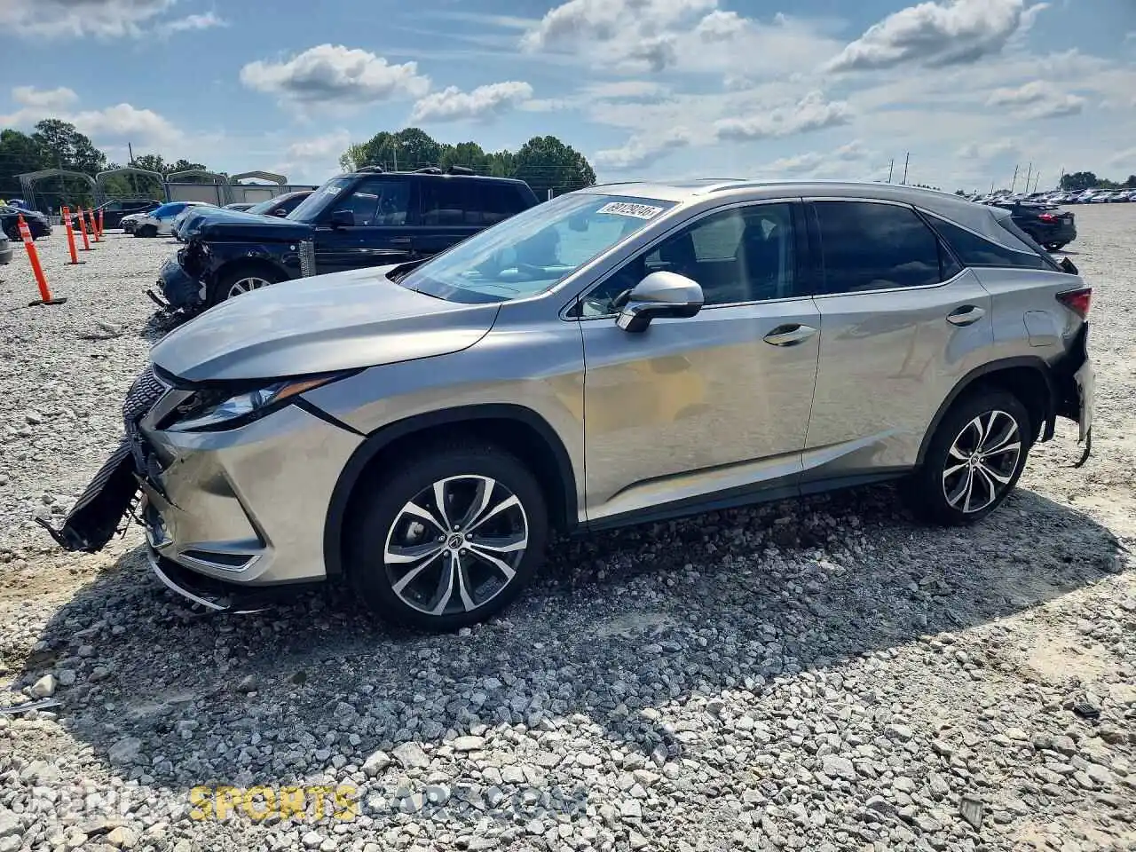 1 Photograph of a damaged car 2T2HZMAA0MC213822 LEXUS RX350 2021