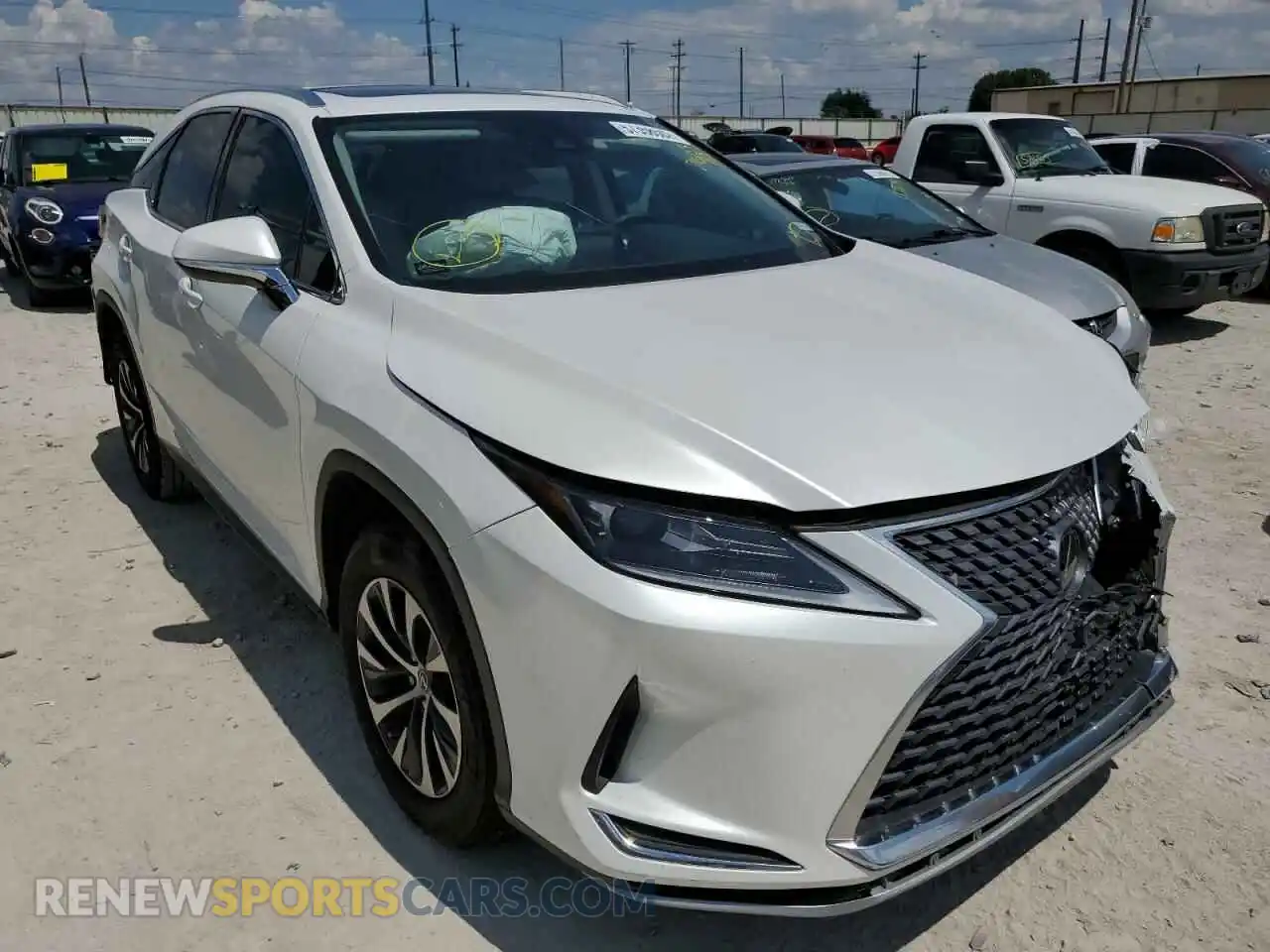 1 Photograph of a damaged car 2T2HZMAA0MC215487 LEXUS RX350 2021