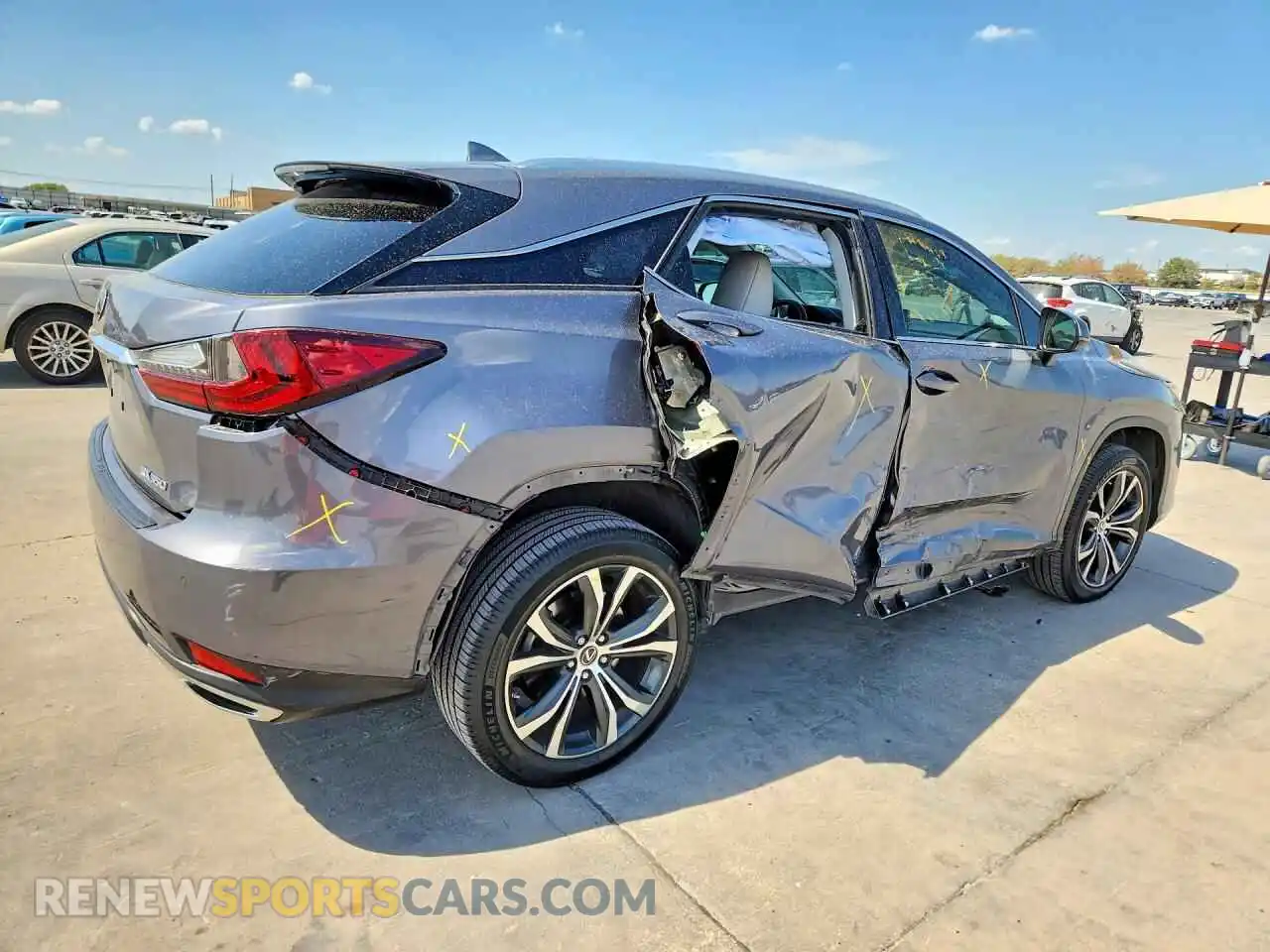 3 Фотография поврежденного автомобиля 2T2HZMAA0MC218325 LEXUS RX350 2021