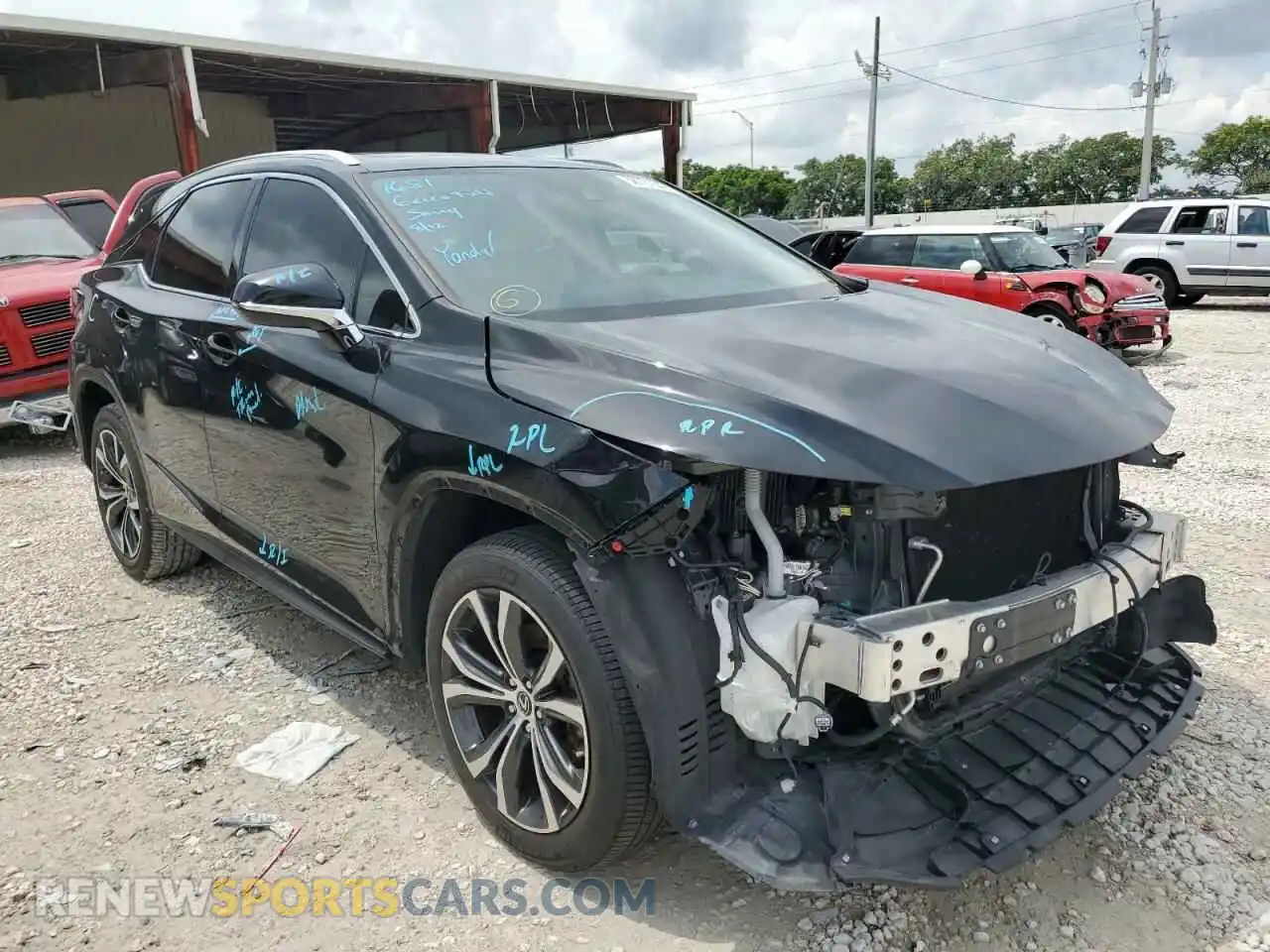 1 fotografías del automóvil dañado 2T2HZMAA1MC182502 LEXUS RX350 2021