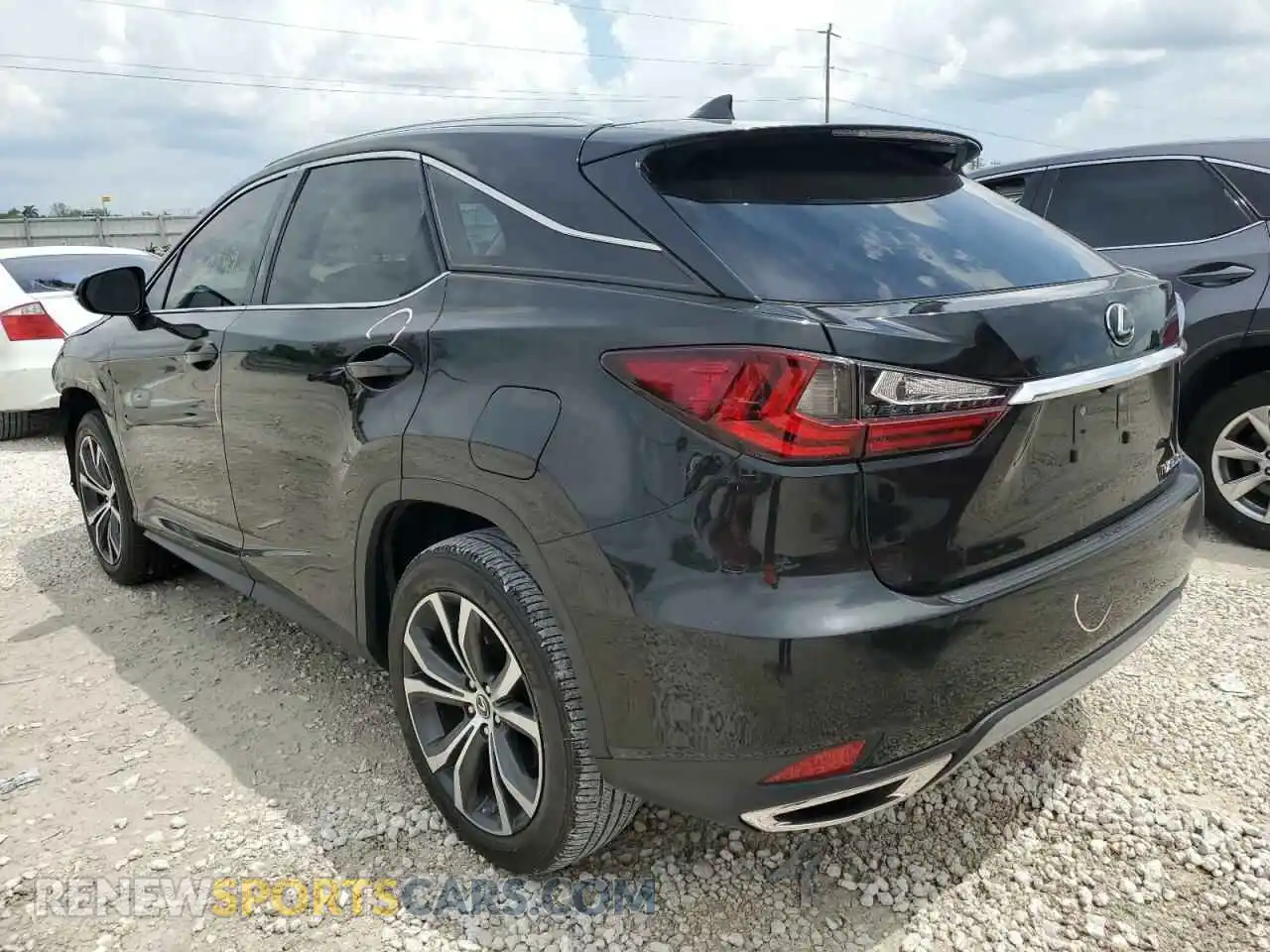 3 fotografías del automóvil dañado 2T2HZMAA1MC182502 LEXUS RX350 2021