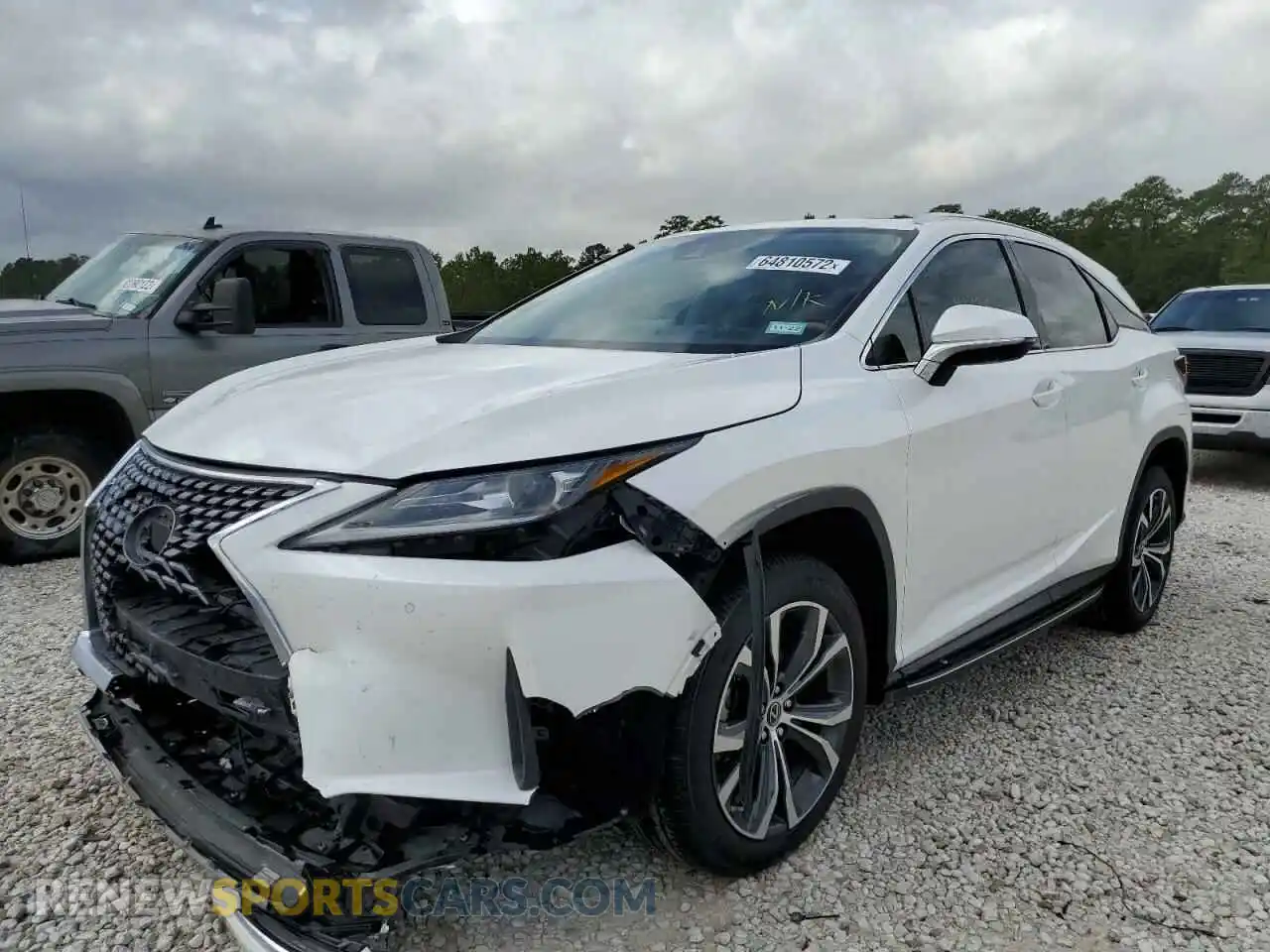2 Photograph of a damaged car 2T2HZMAA1MC187649 LEXUS RX350 2021