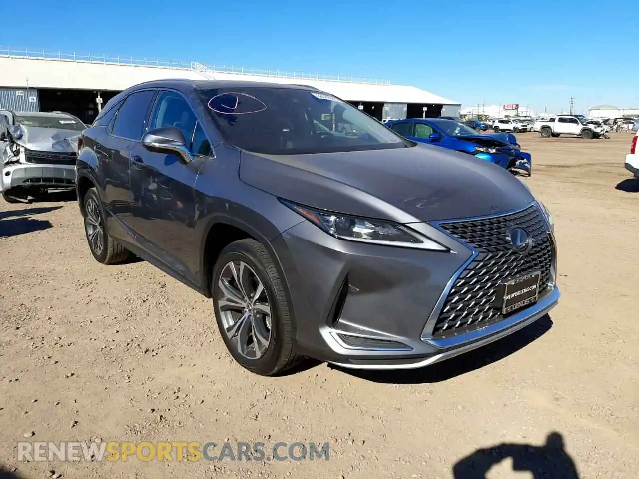 1 Photograph of a damaged car 2T2HZMAA1MC189045 LEXUS RX350 2021