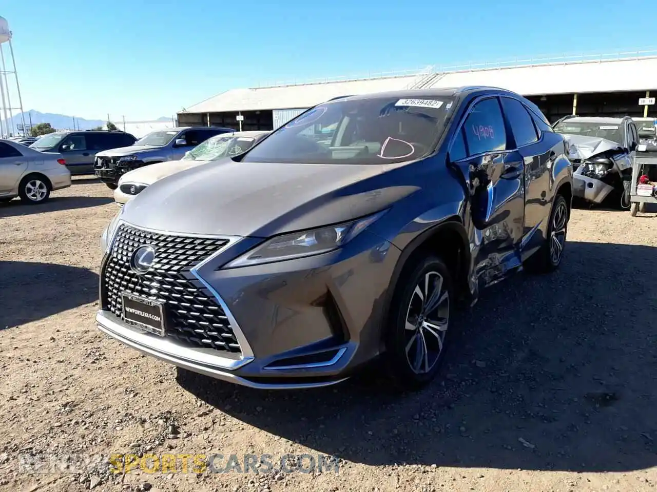 2 Photograph of a damaged car 2T2HZMAA1MC189045 LEXUS RX350 2021