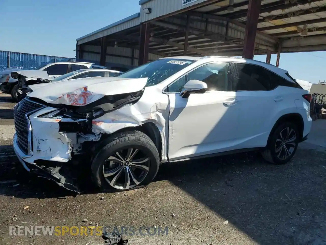 1 Photograph of a damaged car 2T2HZMAA1MC196951 LEXUS RX350 2021