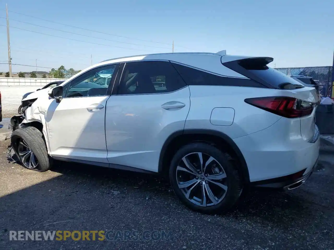 2 Photograph of a damaged car 2T2HZMAA1MC196951 LEXUS RX350 2021