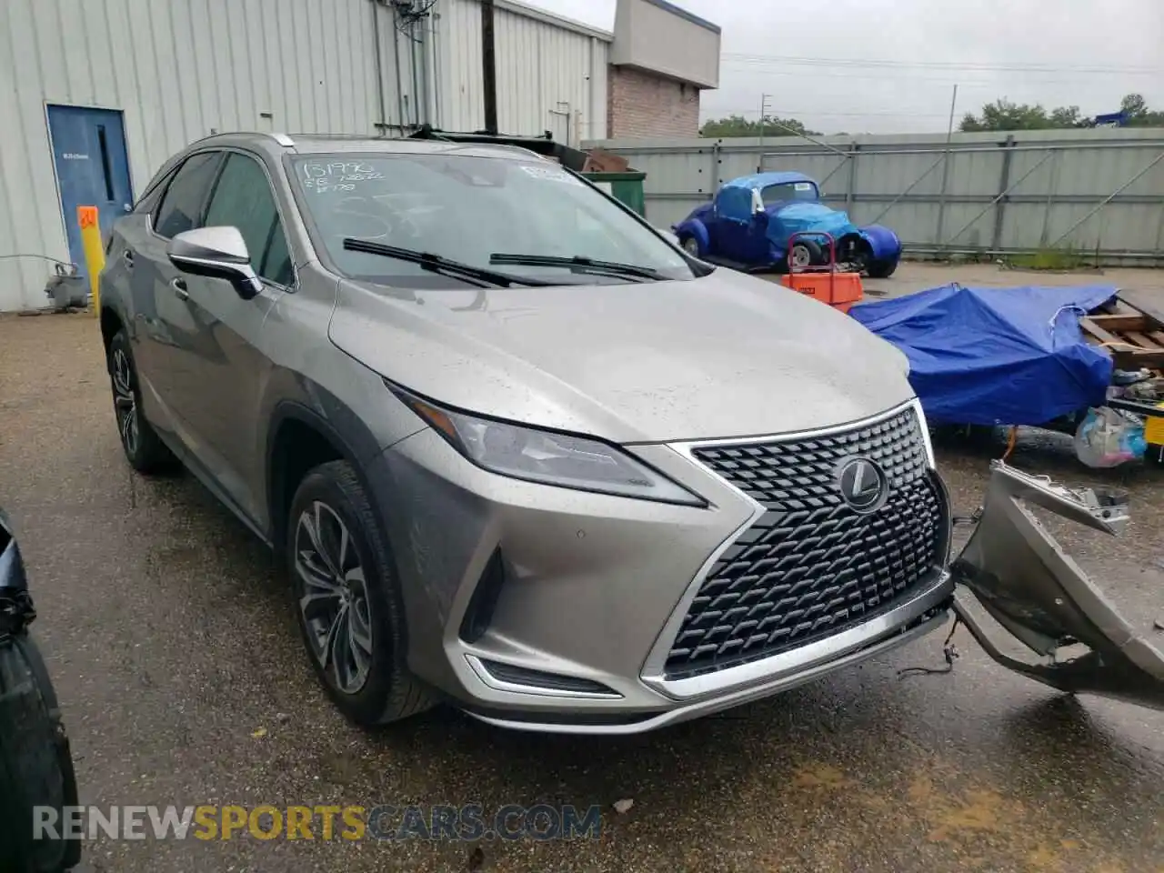 1 Photograph of a damaged car 2T2HZMAA1MC203946 LEXUS RX350 2021