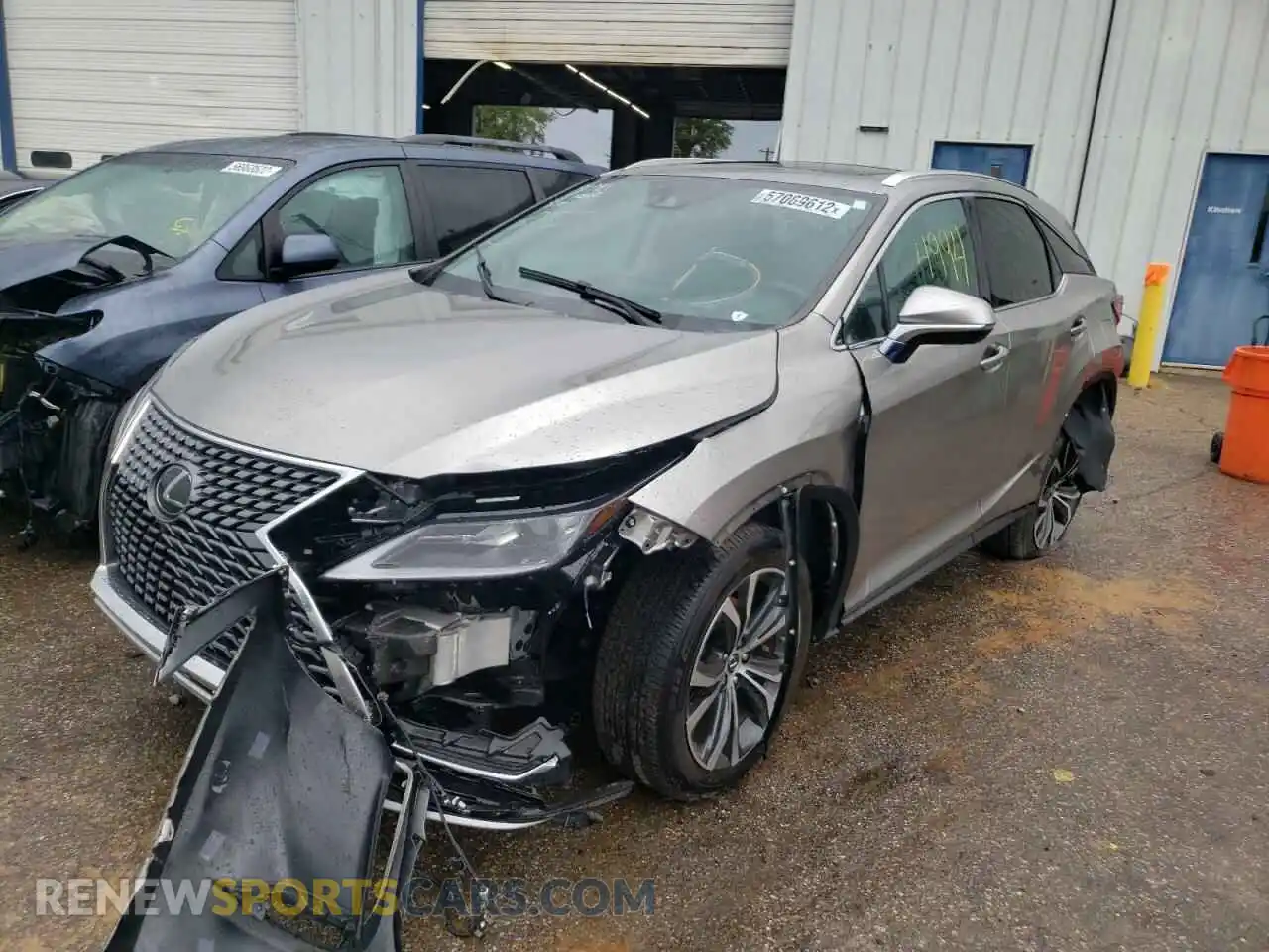 2 Photograph of a damaged car 2T2HZMAA1MC203946 LEXUS RX350 2021