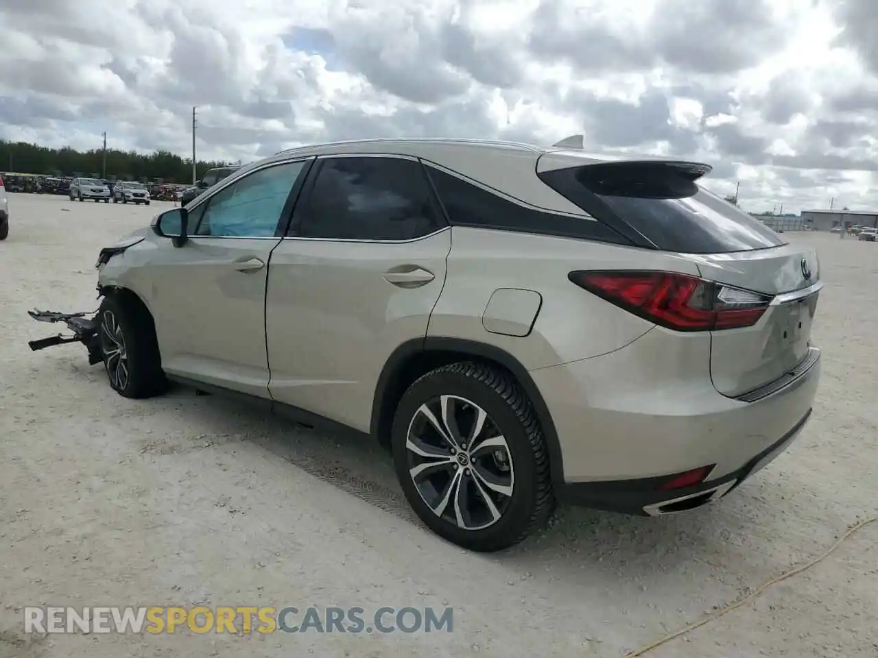 2 Photograph of a damaged car 2T2HZMAA1MC216339 LEXUS RX350 2021