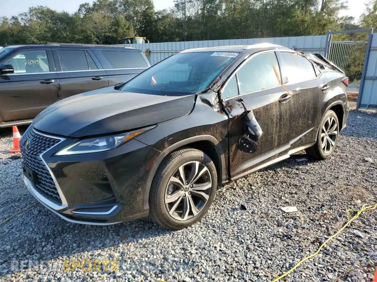 1 Photograph of a damaged car 2T2HZMAA2MC186347 LEXUS RX350 2021