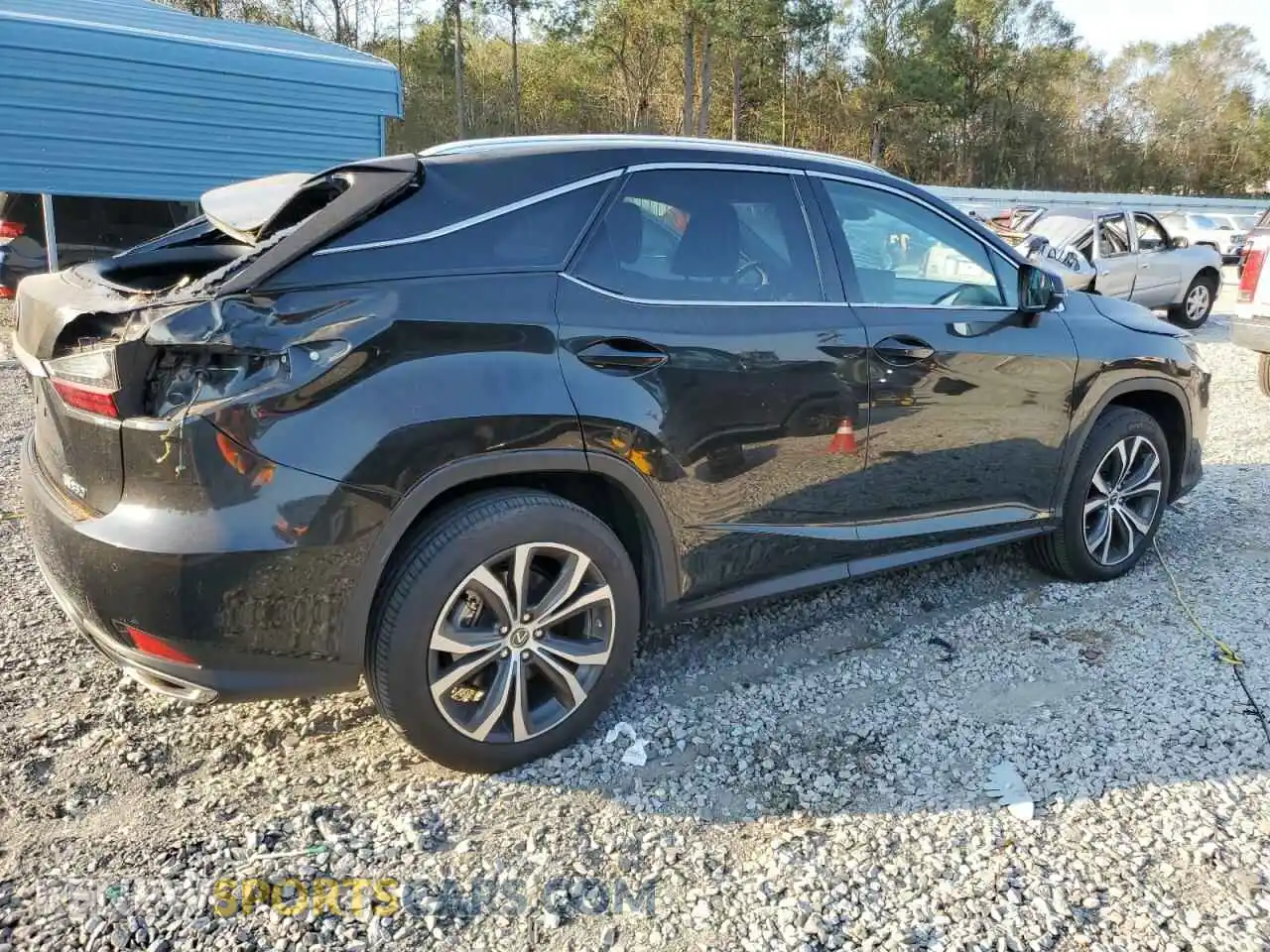 3 Photograph of a damaged car 2T2HZMAA2MC186347 LEXUS RX350 2021