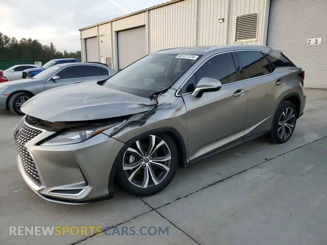 1 Photograph of a damaged car 2T2HZMAA2MC191192 LEXUS RX350 2021