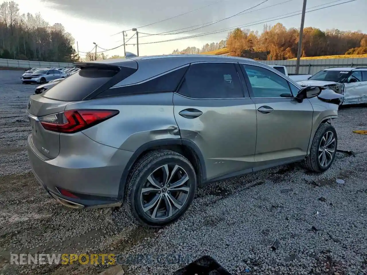3 fotografías del automóvil dañado 2T2HZMAA2MC203759 LEXUS RX350 2021