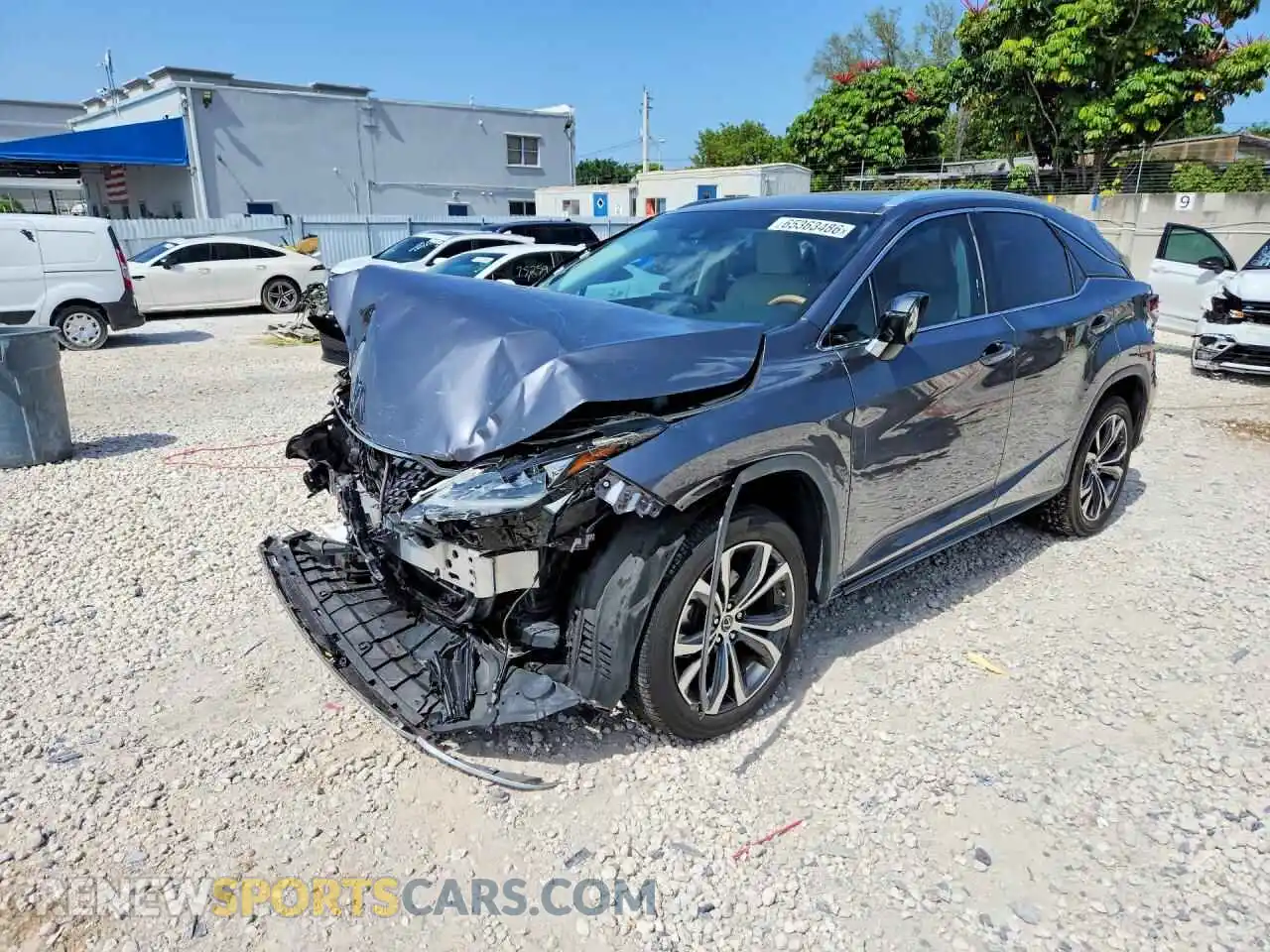 1 Photograph of a damaged car 2T2HZMAA2MC211974 LEXUS RX350 2021