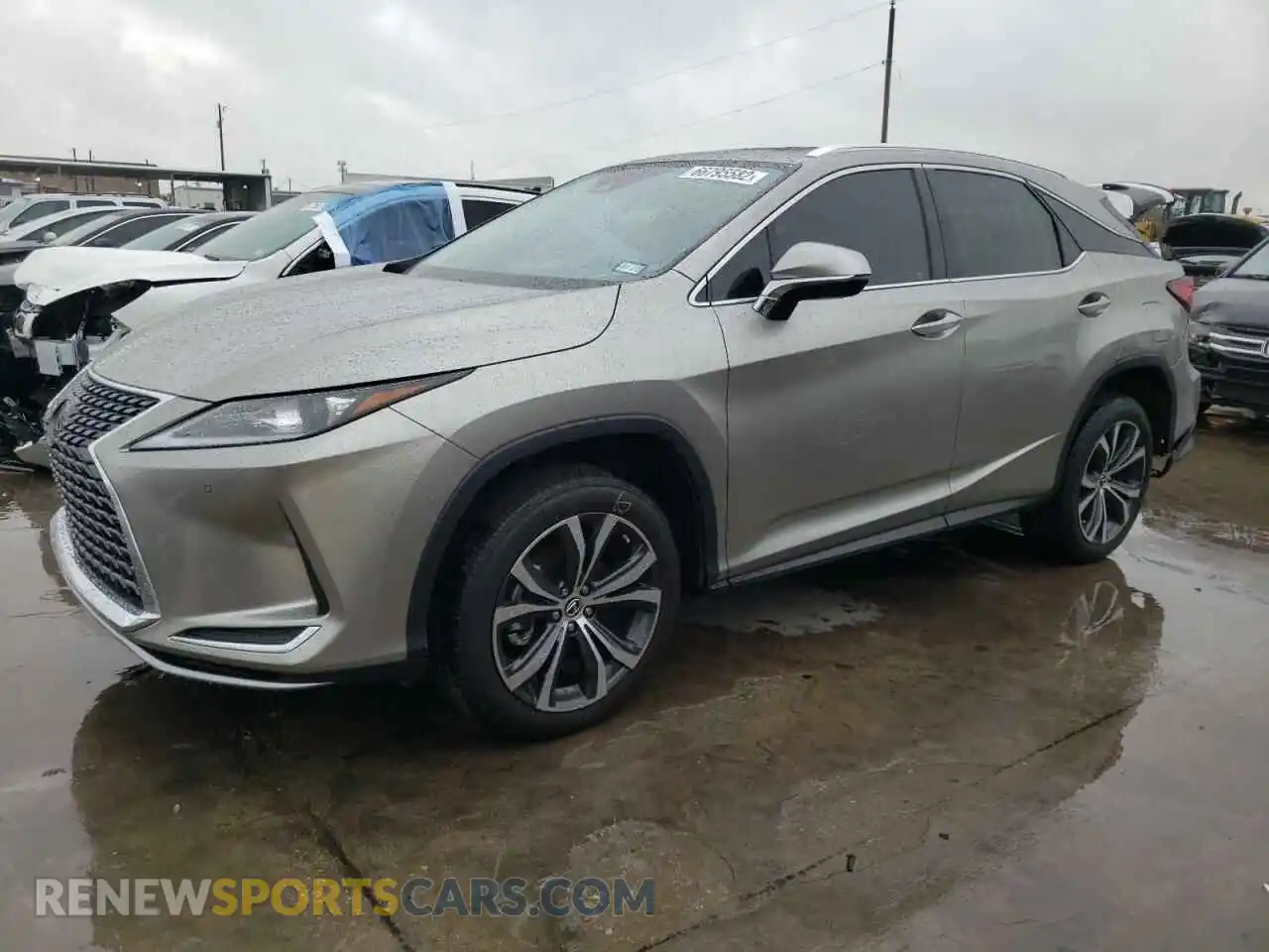 1 Photograph of a damaged car 2T2HZMAA2MC213871 LEXUS RX350 2021