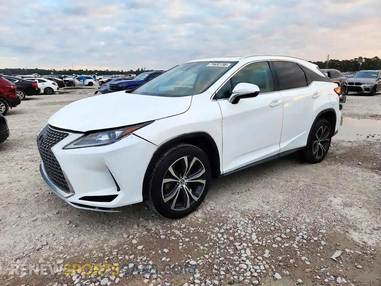 1 Photograph of a damaged car 2T2HZMAA2MC216804 LEXUS RX350 2021