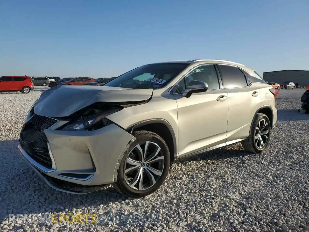 1 Photograph of a damaged car 2T2HZMAA3MC203219 LEXUS RX350 2021