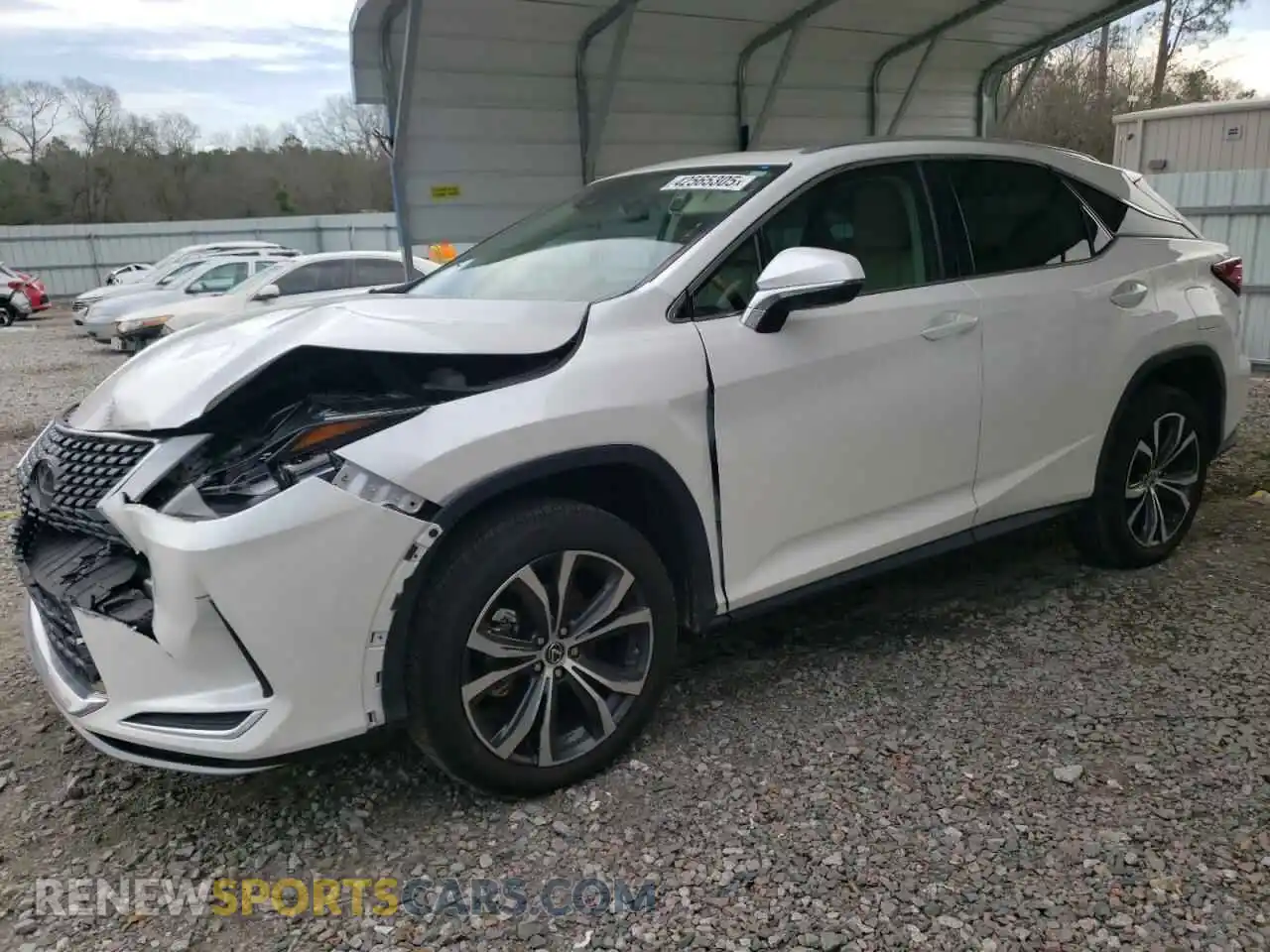 1 Photograph of a damaged car 2T2HZMAA3MC212275 LEXUS RX350 2021