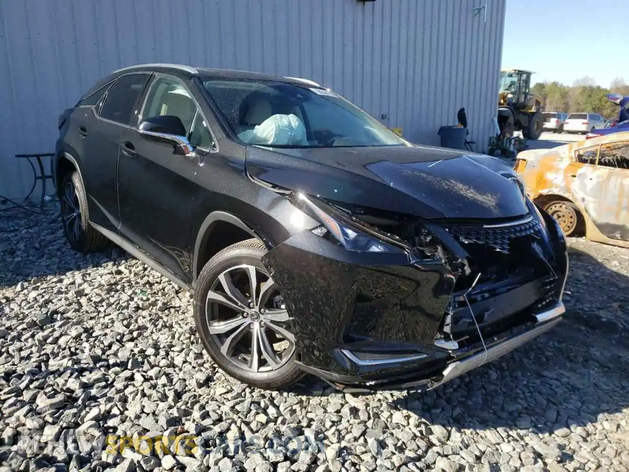 1 Фотография поврежденного автомобиля 2T2HZMAA3MC212762 LEXUS RX350 2021