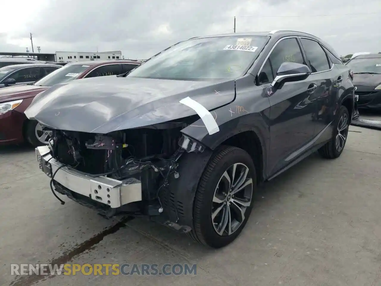2 Photograph of a damaged car 2T2HZMAA4MC186673 LEXUS RX350 2021