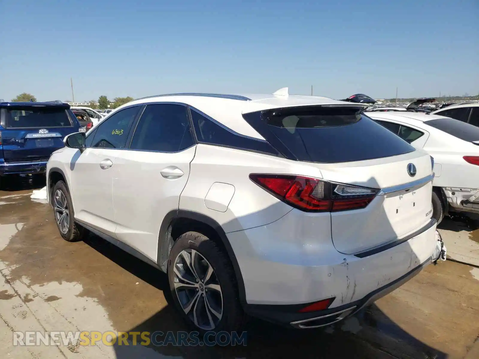 3 fotografías del automóvil dañado 2T2HZMAA4MC211524 LEXUS RX350 2021