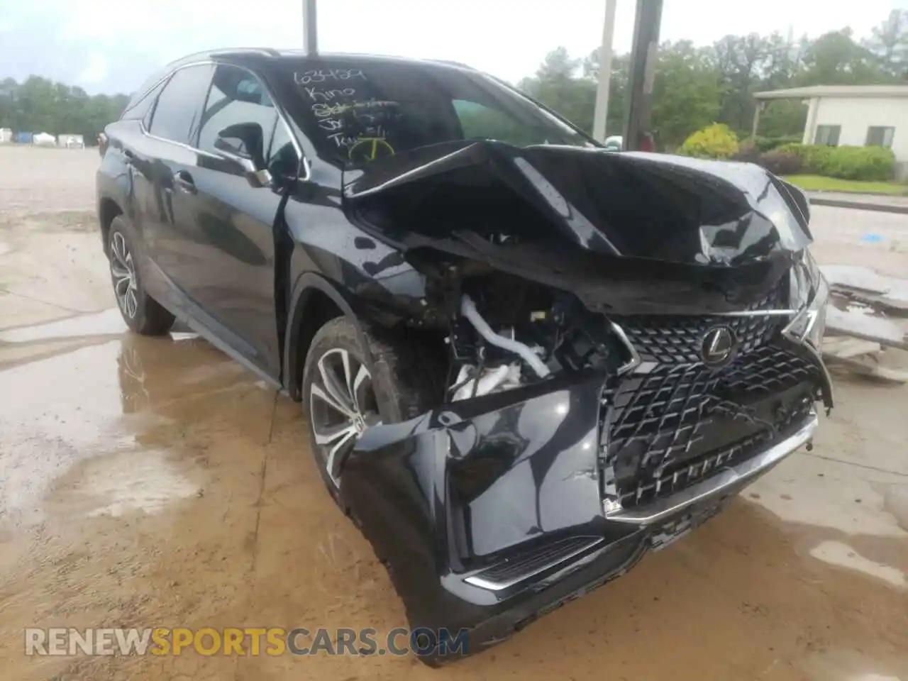 1 Photograph of a damaged car 2T2HZMAA4MC218859 LEXUS RX350 2021