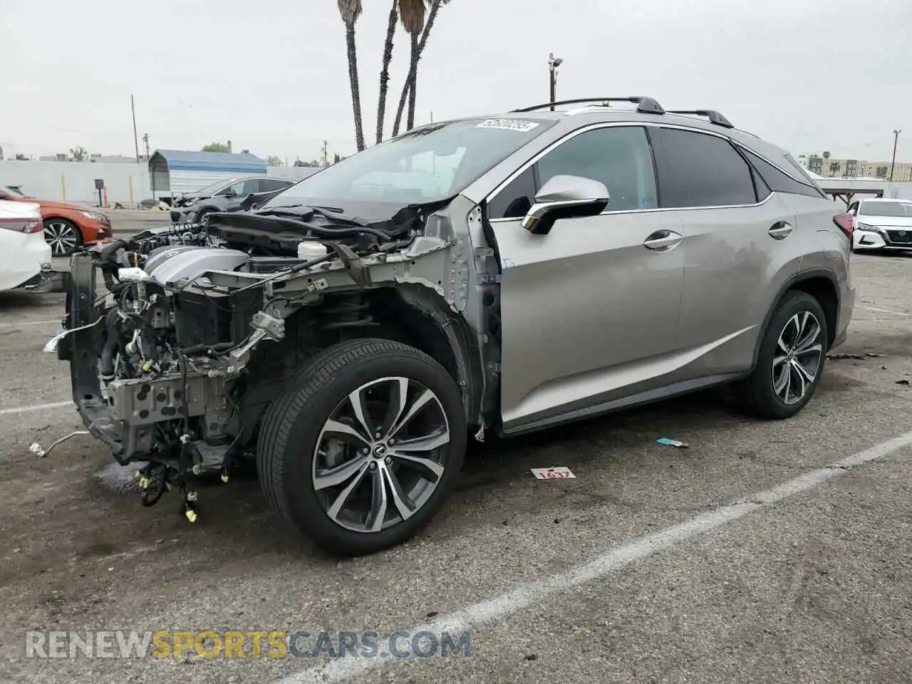1 Photograph of a damaged car 2T2HZMAA5MC211306 LEXUS RX350 2021