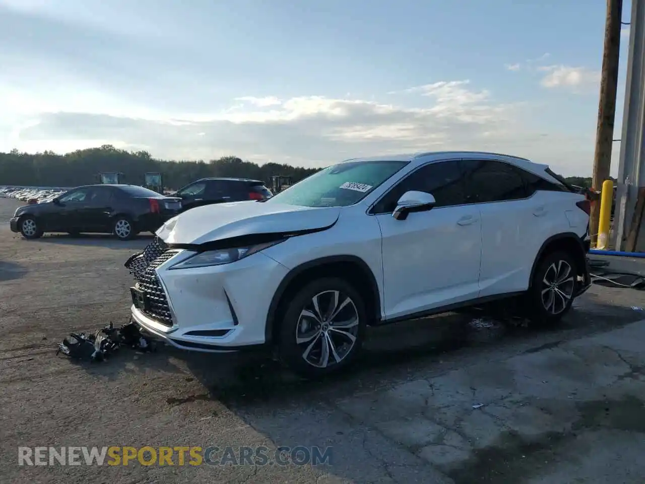 1 Photograph of a damaged car 2T2HZMAA5MC215341 LEXUS RX350 2021