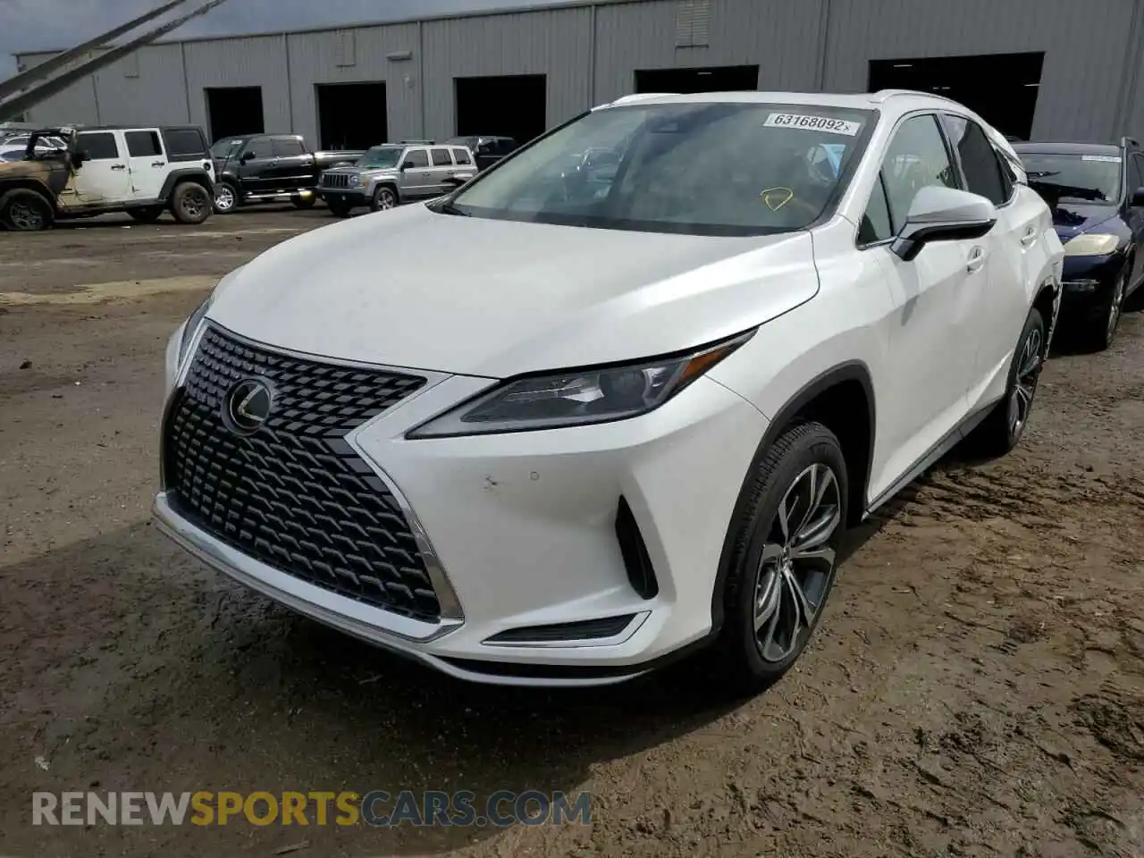 2 fotografías del automóvil dañado 2T2HZMAA6MC187467 LEXUS RX350 2021