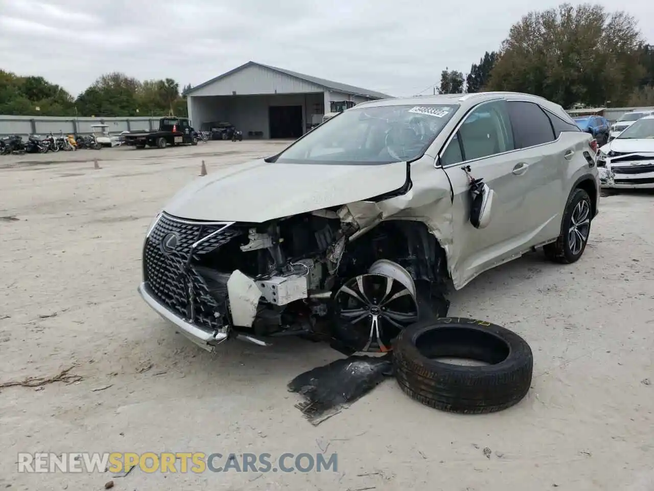 2 Photograph of a damaged car 2T2HZMAA6MC194662 LEXUS RX350 2021