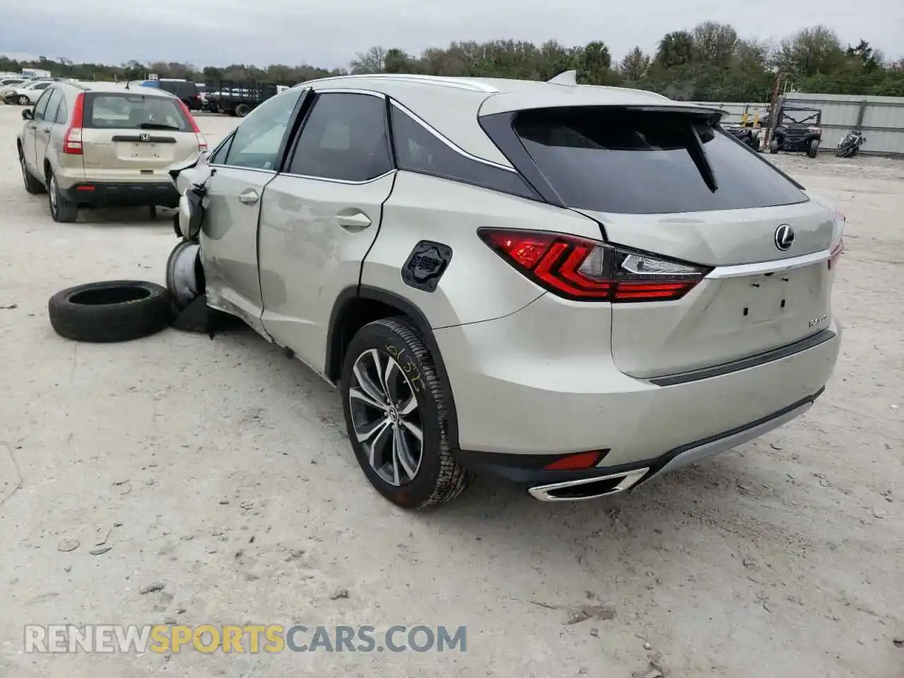 3 Photograph of a damaged car 2T2HZMAA6MC194662 LEXUS RX350 2021