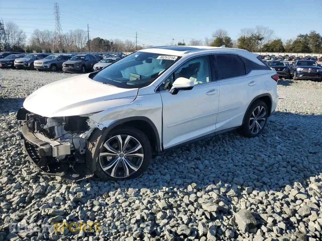 1 Photograph of a damaged car 2T2HZMAA6MC201979 LEXUS RX350 2021